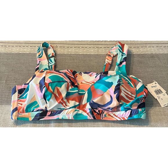 Raisins Curve Women's Plus Size Printed Korakia Jamaica Bra Bikini Top - Picture 2 of 5